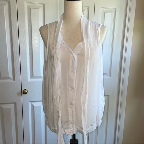 Cloth & stone Anthropologie blouse tank top size L - Picture 3 of 8